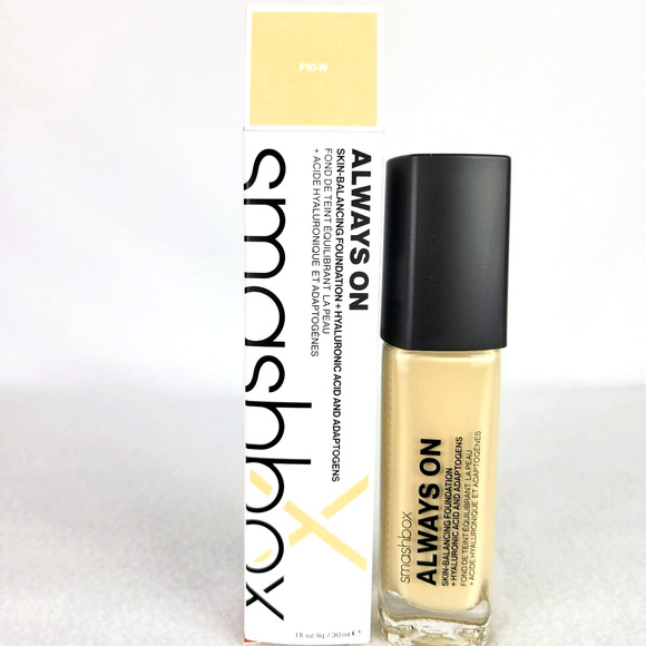 Smashbox Always On Liquid Foundation 16-Hour Shade F10-W 1 fl. oz / 30ml NEW - Picture 1 of 5